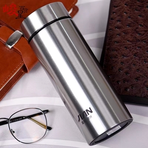 富光健牌茗爵304不锈钢真空保温杯男女士便携泡茶杯礼品定制刻字