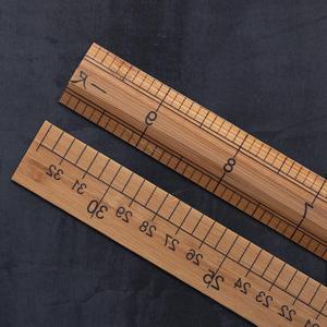 竹尺测量衣服尺的尺子服裁装缝工具木尺1米量衣尺30cm缝纫直市尺