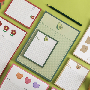 可撕提醒记事标记便签纸 学生用记事本大号便利贴无粘性