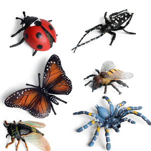 仿真昆虫动物模型玩具儿童宝宝认知幼儿园教材塑料软胶迷你早教