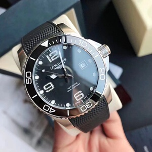二手江诗52丹顿纵横四海4500v自动机械18k粉红金男表手表