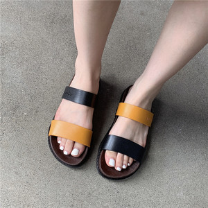 泰国进口blackout软底拖鞋女男橡胶双层加厚防滑家居外穿休闲凉拖