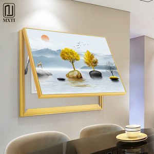 770人付款淘宝电子万年历电表箱钟表画客厅餐厅配电箱电源总闸开关盒