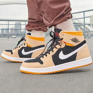 alljk168淘宝nike耐克南瓜橙air jordan 1 zoom air cmft高帮篮球鞋