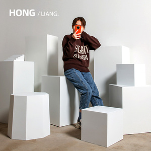 拍摄道具几何展台摄影几何体白色立方体木墩方块大长方体影楼拍照套装