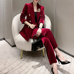 女士套装两件套洋气时尚显瘦