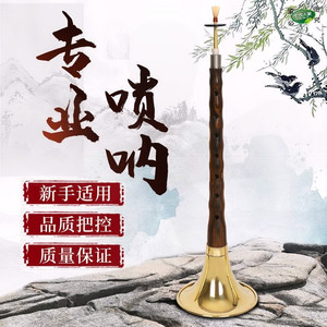唢呐乐器专业全套成人乌木黑檀木d调民间锁啦用嘴吹奏类民族喇叭