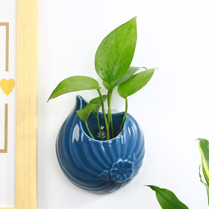 壁挂花瓶贴墙上免打孔创意悬挂式吊花盆绿萝简约客厅装饰水培器皿