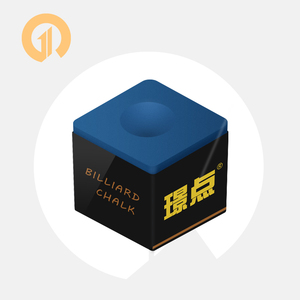 璟点巧克粉台球杆擦皮头配件用品黑八中式九球桌球枪粉擦可粉盒装