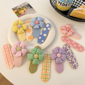 女童花朵魔术贴韩国儿童可爱发贴女宝宝刘海贴后脑勺碎发整理神器