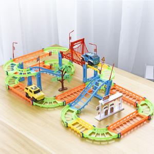 儿童益智百变托马斯电动汽车轨道车拼装过山车玩具男孩生日礼物