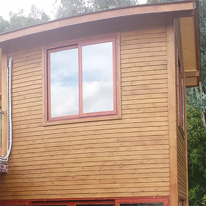 丰胜防腐木 木板室外护墙碳化实木隔墙板材料扣板吊顶木方隔断墙