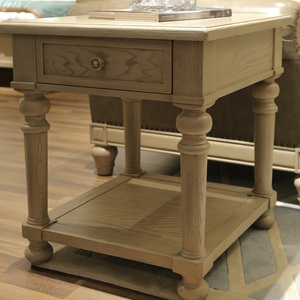 美郡纯美蓝山北美白蜡木实木方几茶几几类美郡k8601