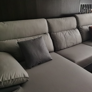 派尼尔沙发 现代简约极简北欧轻奢转角科技布沙发客厅组合 1937a