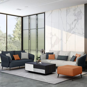 得一家居布艺沙发u9197现代简约大气家用客厅组合科技布|昆明沣源