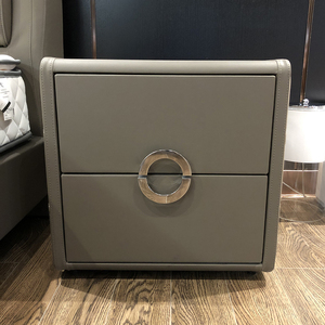 慕思纤维板床头柜家用卧室床边柜简约现代简易收纳柜轻奢储物柜