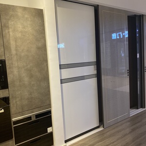 拉迷 移门b-911瓷咏黑上下t-27雪花白中夹两条t-26济州灰