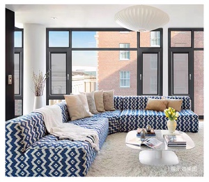 博仕门窗断桥铝窗纱一体隔音隔热抗风压简约时尚家用k5t100