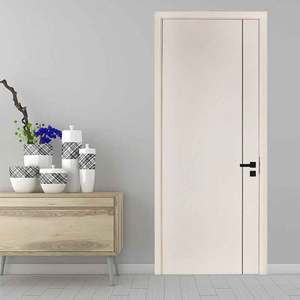 固友实木复合套装门含门套轻奢白影拼花高品质木门别墅家用室内门