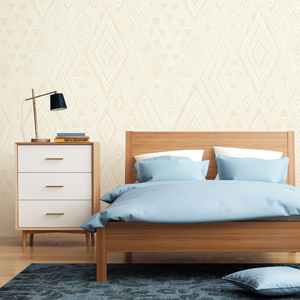 roen柔然壁纸简约卧室客厅背景墙无缝壁布墙布墙纸rk2310206