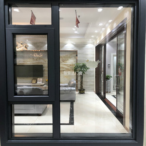 菲亚达108华贵系列断桥窗纱一体节能平开窗封阳台隔音隔热硅镁合