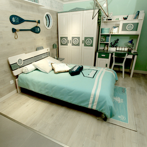 启智生态儿童单体床启智儿童家具环保家具环保油漆实木家具