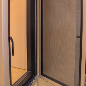 博仕门窗 k5t100断桥带纱一体平开窗铝合金窗户封阳台隔音门窗