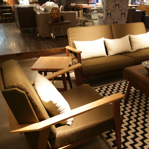 commune客厅 简约现代实木三人位组合布艺沙发 时尚简易轻奢家具