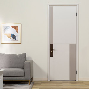 tata木门 简约卧室门家用厨房门实木复合静音门时尚简约现代