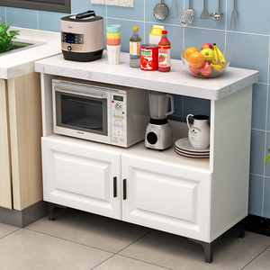 贝橘大理石餐边柜厨房橱柜碗柜家用料理台储物柜收纳置物柜中岛台