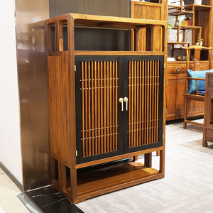 【诚意定金,非商品实际售价】誉缘刺猬紫檀明阅两斗两门柜红木柜