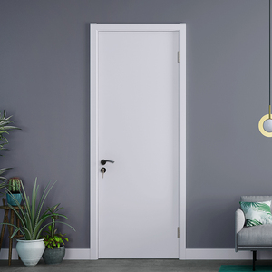 tata木门 官方定制简约卧室门室内门实木复合免漆门@001极简木门