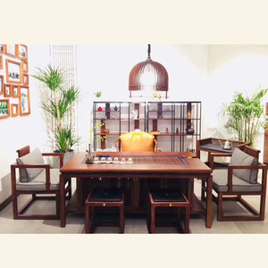 阅梨 茶几阅梨新中式大阅茶台花梨木家用会客小聚