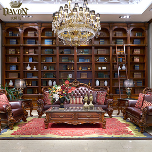 大风范/davon元首沙发欧式实木真皮贵气轻奢高端家具网红精选