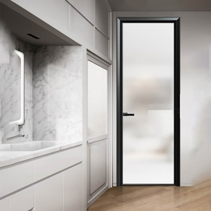 金艺轩双包厨房厕所卫生间门磨砂浴室门g10平开防水防撞门简约款