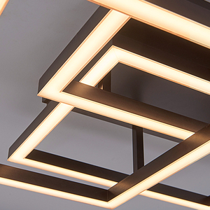 麦格蓝北欧现代方形灯简约客厅吸顶灯大气家用书房卧室led灯具