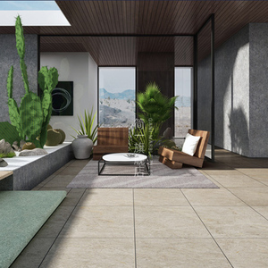 简一大理石瓷砖新堡灰地砖600×600阳台露台灰色瓷砖防滑地砖瓷砖