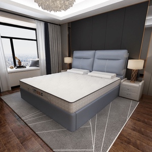 芝华仕头等舱5星床垫真皮家用卧室简易储物芝华士五星床架玛丽莲