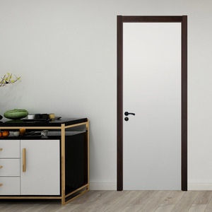 什木坊木门现代简约室内门家用生态隔音免漆房门卧室门套装门白色