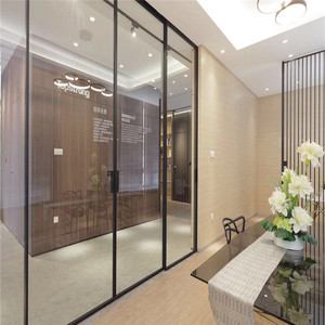 顶固单玻厨房阳台衣帽间书房极窄边框吊滑推拉门轻奢现代极简推拉