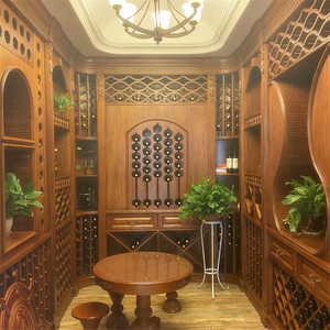 【南明】energeticbull冠牛室内门实木酒窖折叠推拉隐形折叠门