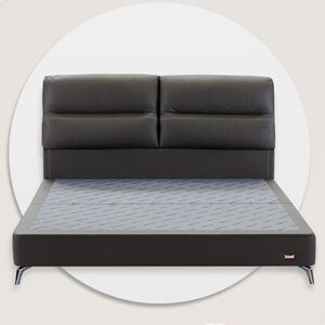 喜临门法诗曼fr1703k真皮软床实木框架排骨架分体床托皮床