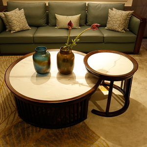 唯煌明舍系列简约大方新中式茶几客厅红星美凯龙官方旗舰店