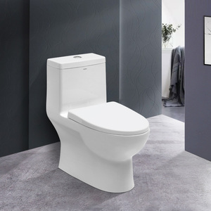 箭牌卫浴家用卫生间马桶小户型喷射虹吸式防臭一体坐便器 ab1177