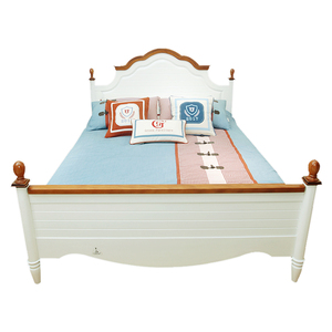 贵人缘家具美吧系列卧房实木单床m09a-150美式公主床尺寸齐全环保