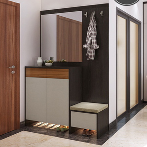 索菲亚整体鞋柜家用大容量进门收纳玄关柜简约现代门厅柜门口鞋架