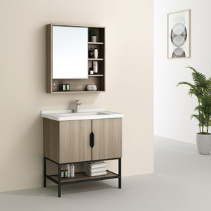 华艺卫浴北欧实木浴室柜简约卫浴面盆卫生间洗漱台洗脸池洗手盆柜