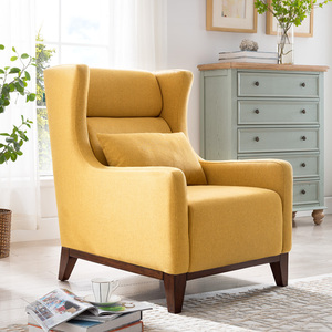 圣蒂斯堡美式老虎椅单人沙发椅高背现代简约客厅椅子布艺休闲椅