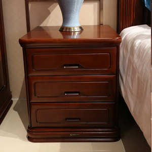 大连华丰现代中式火爆家具实木卧室床头柜z278-sm现代中式