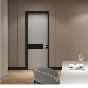 套装门卧室门黑白